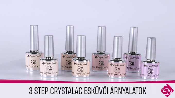 3 STEP CrystaLac esküvői színek 2023
