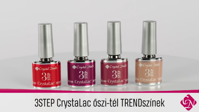 3STEP CrystaLac őszi-téli TRENDszínek