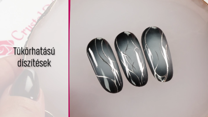 Tükörhatású díszítések a SENS Metallic Decor Gel-lel