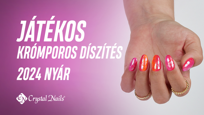 Játékos krómporos díszítés