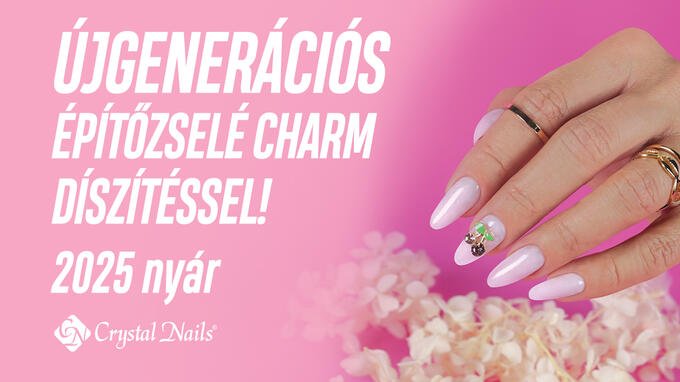 Újgenerációs építőzselé cseresznyés charm díszítéssel