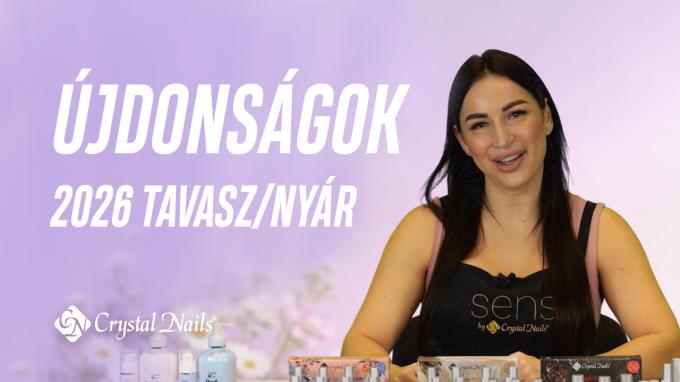 Crystal Nails 2026 tavaszi-nyári ÚJDONSÁGOK