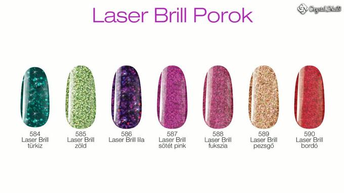 Laser Brill porcelánporok