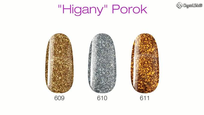 Higany porcelánporok