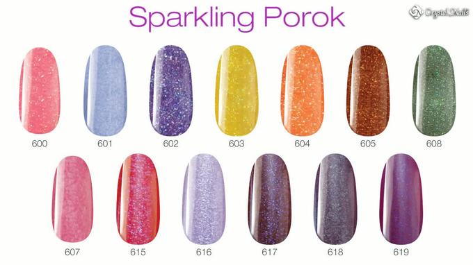 Sparkling porcelánporok