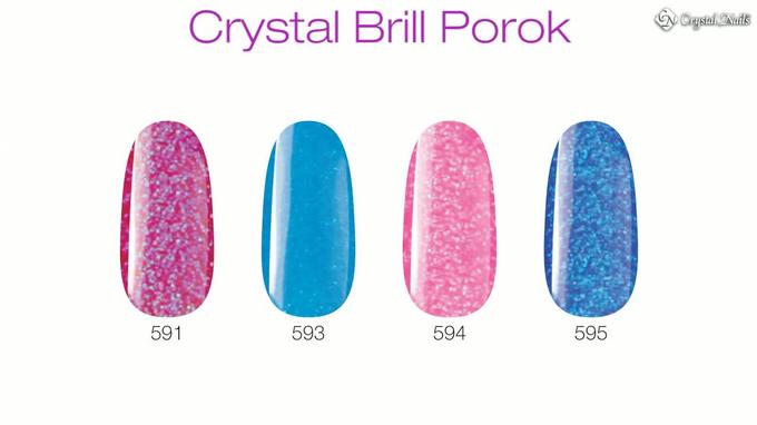 Crystal Brill porcelánporok