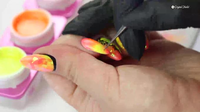 Díszítés Neon Art Gel-lel és üvegfóliával 