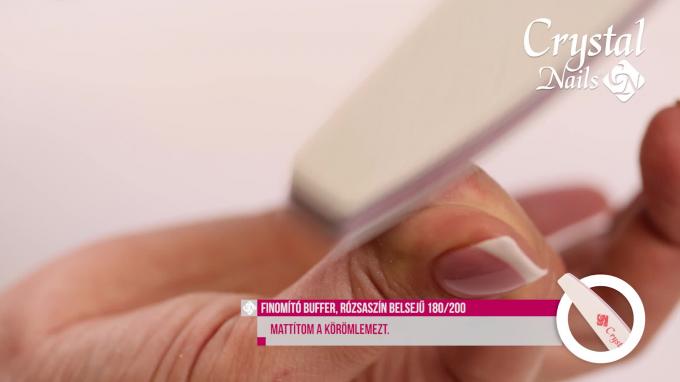 Halász Virág Francia köröm Compact Base Gel-lel Step by Step